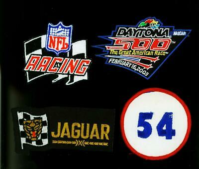 Nascar 4 Patch lot- Daytona 500 - Lennie Pond- NFL Racing- Jaguar