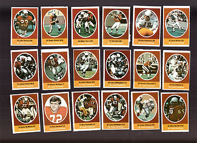 1972 Sunoco Football Stamp Team Set St Louis Cardinals 24 dif Cards NOT 2018