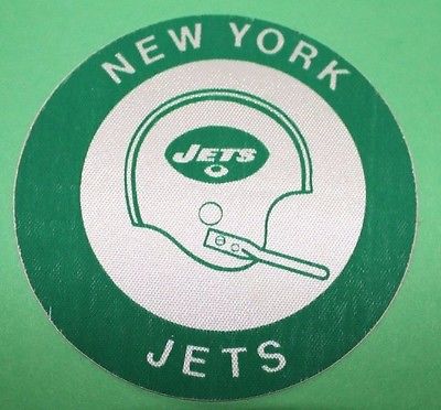 New York Jets Decal Sticker Round 