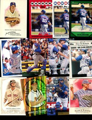 JARROD SALTALAMACCHIA  LOT OF 25  ALL DIFFERENT RANGERS RED SOX  WEST PALM BEACH