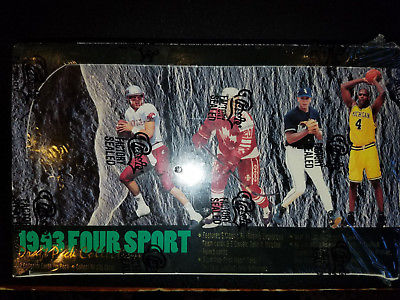 1993 Classic Four Sport 4 Draft Pick Wax Pack Box Baseball Football Basketball