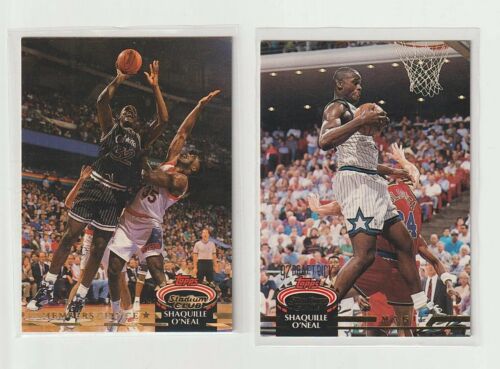 Lot Of (2) SHAQUILLE O’NEAL RC’S 1993 Topps Stadium Club #201 & #247 (Magic)