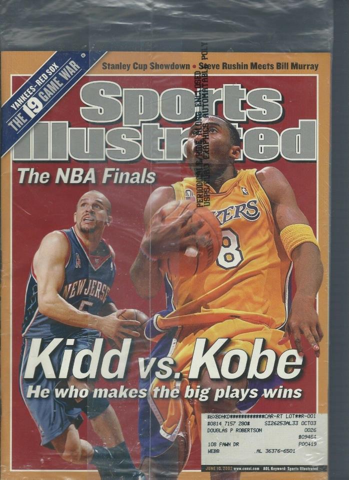 SPORTS ILLUSTRATED 2003-- KIDD VS KOBE-- STILL SEALED IN BAG