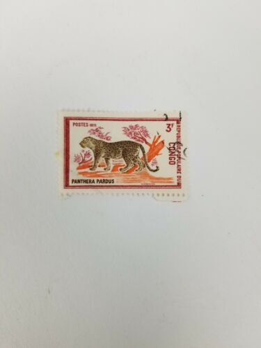 P.R. CONGO 270 (Mi343) - African Leopard 