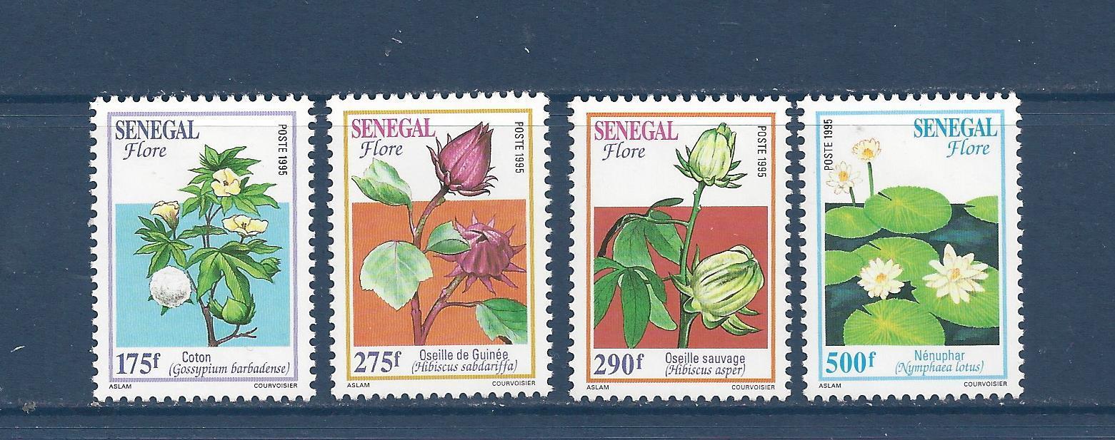SENEGAL - 1199-1202 -  MH  - 1996 - FLOWERS