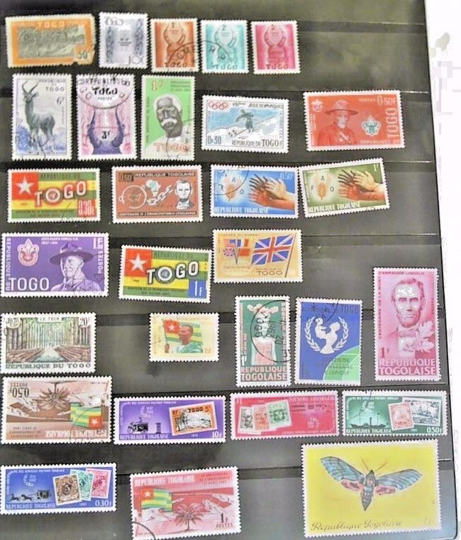 Togo Stamps-Collection Set of 39  older 1968-70 Free Shipping- #3576