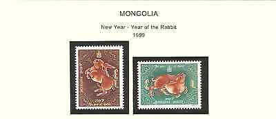 Mongolia Postage  Scott #2359-2360  MNH