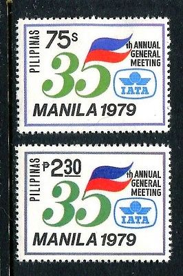 Philippines 1441-1442,MNH.Michel 1325-1326. Air Transport Associations,1979.