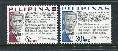 Philippines 883A-883B, MNH. Michel 797-798. President Emillio Aguinaldo,1966.