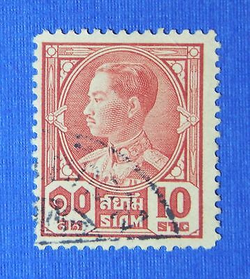 1928 THAILAND 10 SATANG SCOTT# 210 MICHEL # 202 USED                     CS24095