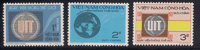 Vietnam-South  1973  Sc #454-56  VLH  (1-139)