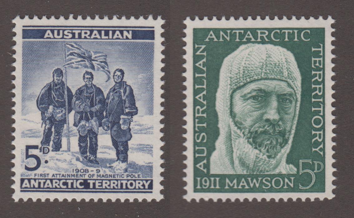 AAT - 1961 Commemoratives Sc. #L6-7, SG#6-7. Mint NH