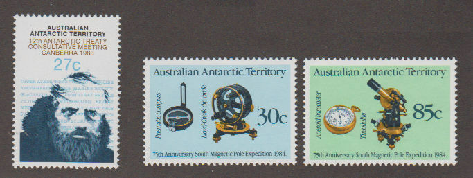 AAT - 1983-4 Commemorative Sets. Sc. #L56-8, SG#60-2. Mint NH