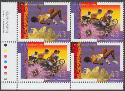 Canada - #1520a XV Commonwealth Games Plate Block - MNH