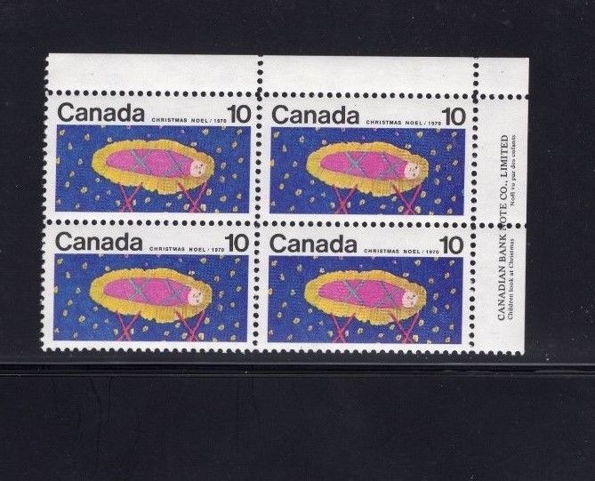 CANADA - SCOTT #529, CHRIST CHILD, BLOCK, 10ct (MNH).