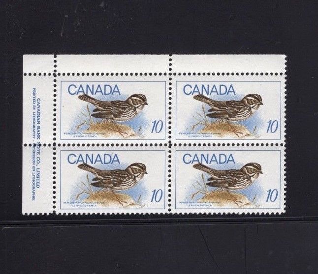 CANADA - SCOTT #497, IPSWICH SPARROW, BLOCK, 10ct (MNH).