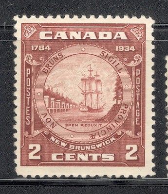 CANADA 1934 SC. # 210 New Brunswick MOGH CV. VF. $6.00