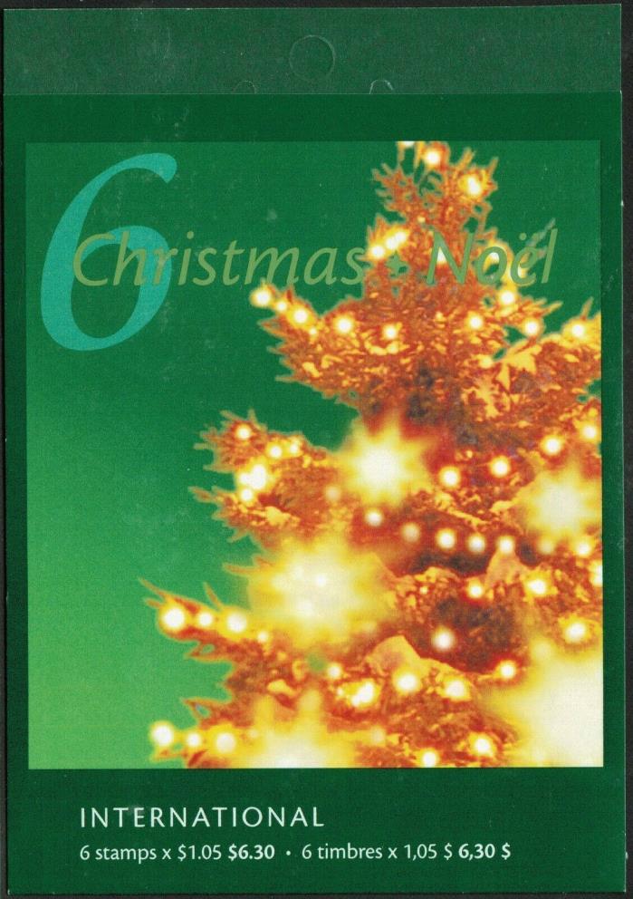 Canada Sc#1924a Christmas Lights: Building a Snowman, Booklet Bk250b, Mint-NH