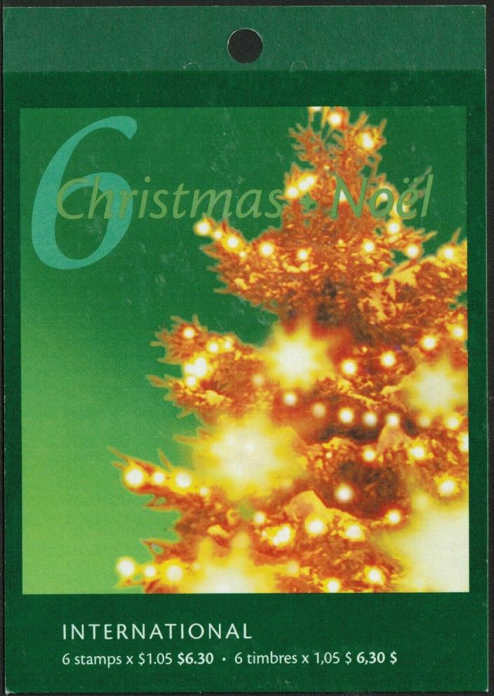 Canada Sc#1924a Christmas Lights: Building a Snowman, Booklet Bk250a, Mint-NH