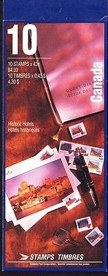 Canada 1993 Booklet #160a Historic CPR Hotels, glued flap