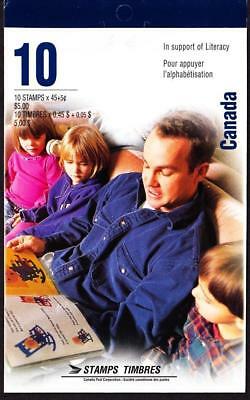 Canada 1996 Booklet #193b Literacy, open flap with T1