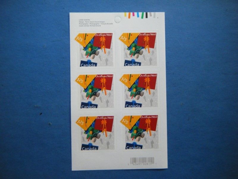 Canada#2006 BK#279 MNH Booklet Pane 'Christmas 2003' Lot#K12