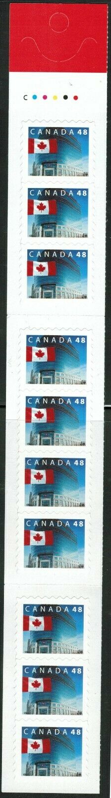 Canada Sc#1931a Flag over Canada Post Head Office, Booklet Bk251bi, Mint-NH