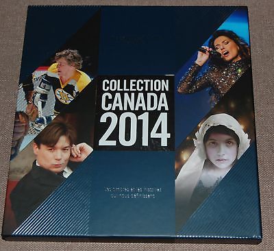 Canada 2014 Annual Collection hardcover book with all stamps