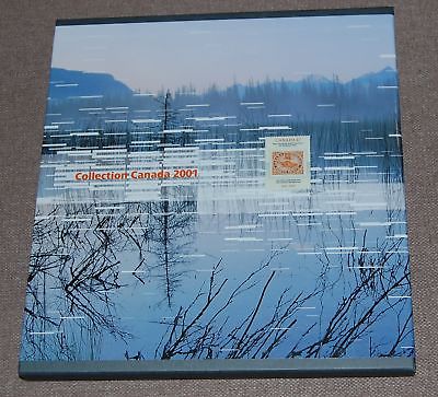 Canada 2001 Annual Collection hardcover book with all stamps