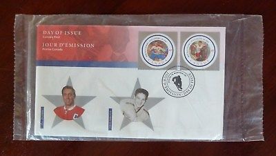 2001 Canada Post NHL Hockey Stamps full Set 6/6 - Day of Issue / NHL All-Stars