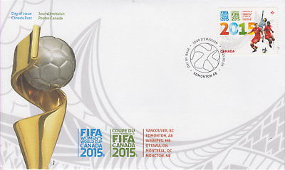 CANADA #2837 FIFA WOMENS WORLD CUP FIRST DAY COVER