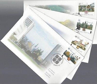 2002 #1941-4 Universities set of 4 FDC with CP cachet