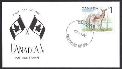 Canada  # 1688   CANADA POST WHITE TAILED DEER EVENT COVER    New 2005 Issue