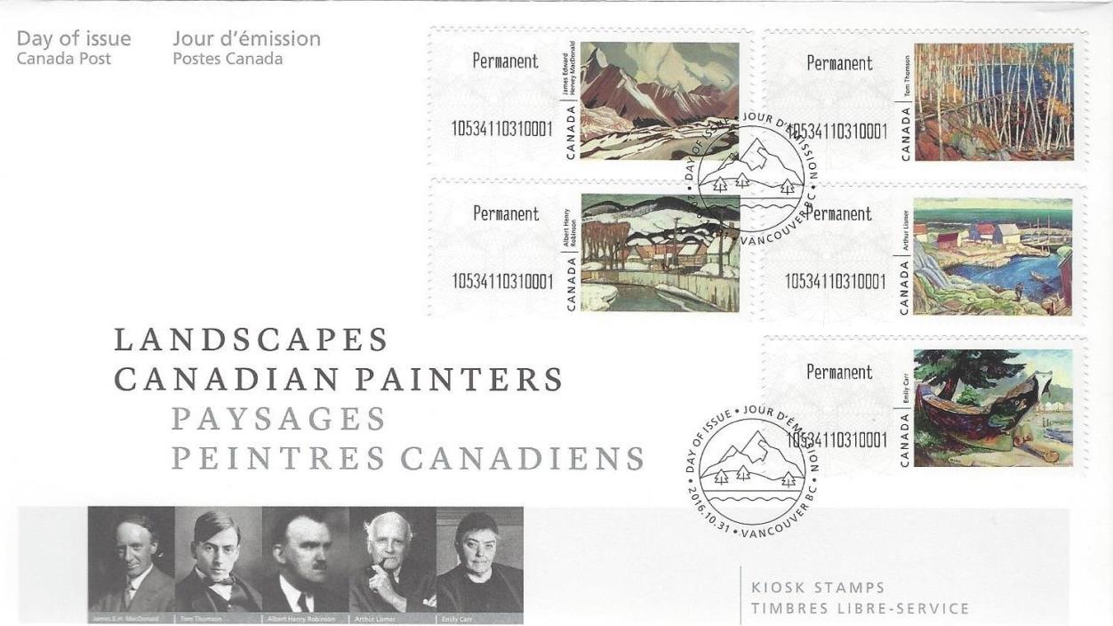 2016 Landscapes Canadian Painters Kiosk 
