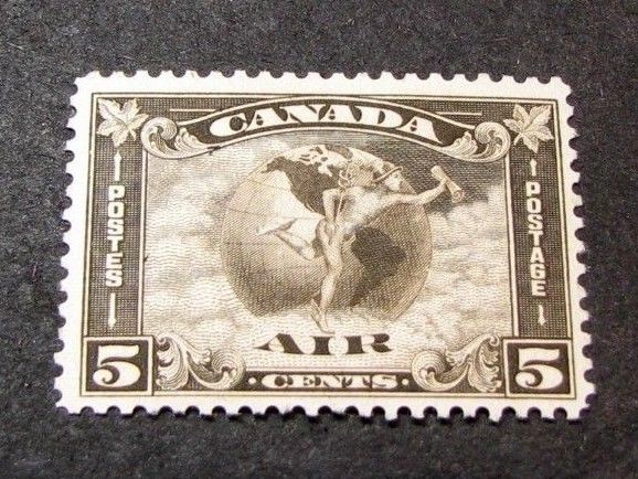 Canada Scott# C2 Air Post Allegory of Air Mail  MH 1928 C453