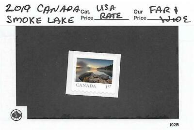 2019 Canada Post - SMOKE LAKE MNH; Single From a Booklet - Far & Wide USA Rate