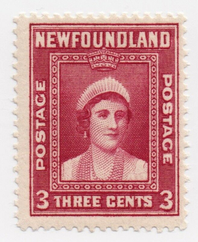 Mint 1938-1944 - Newfoundland - Royal Family - Three Cent Stamp - Perf. 12 1/2