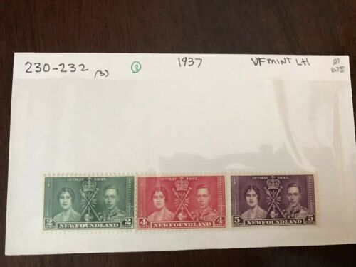 1937 Newfoundland stamps