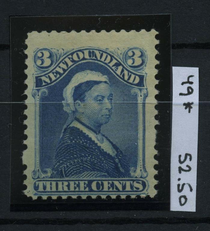 NEWFOUNDLAND 1880 Scott 49 MH CV$52.50