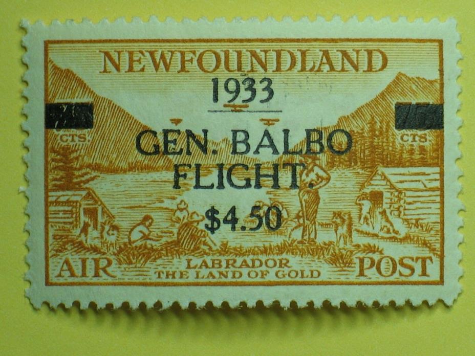 NEWFOUNDLAND #C18 Mint LH - 1933 Balbo Flight $ 4.50