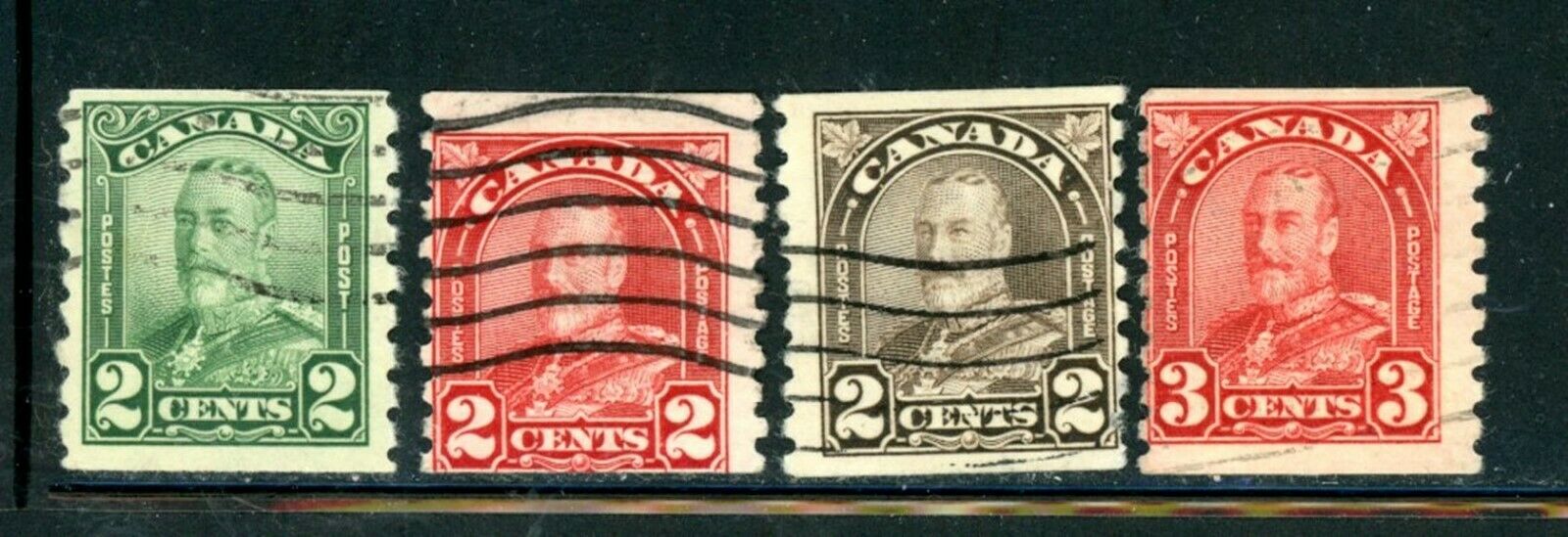 Canada Scott # 180 - 183 - Used - CV=$7.00 - Great Stamps