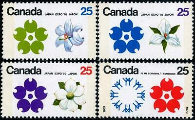 HERRICKSTAMP CANADA Sc.# 508p-11p Osaka Phosphour Block