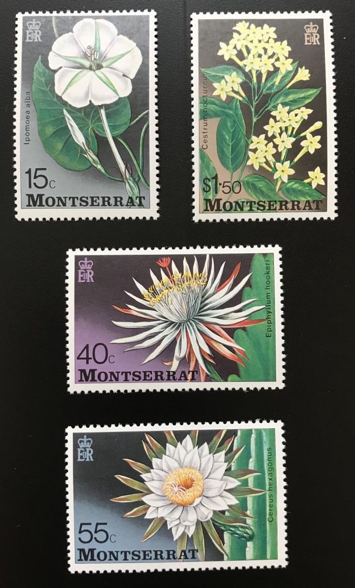 Montserrat #366-9 Flowers MNH
