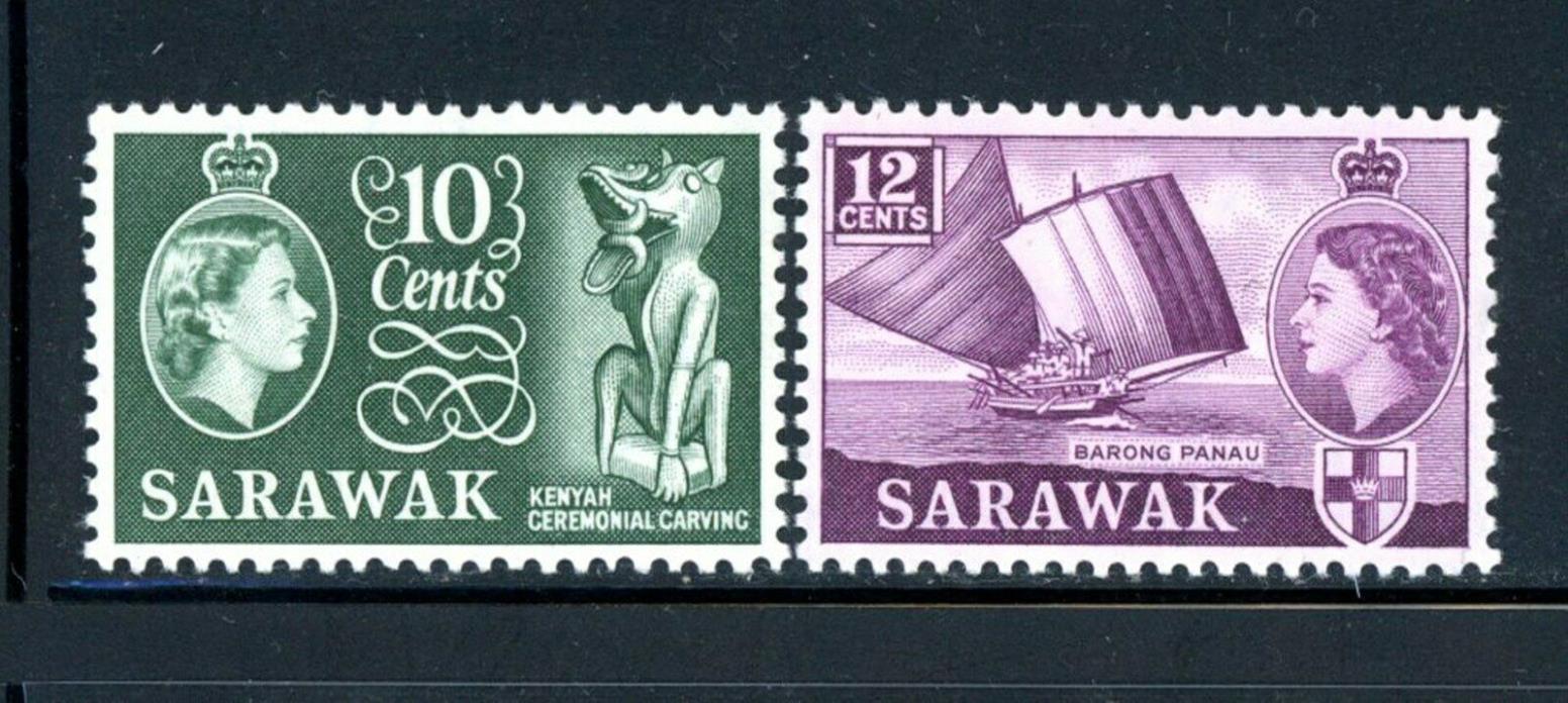 Sarawak Scott # 218, 219 - MNH - CV=$4.50