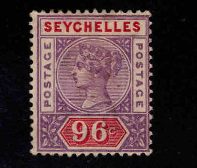 Seychelles Scott 18 MH*  96 Queen Victoria CV $72.50 Nice color and centering,