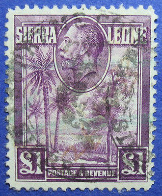 1932 SIERRA LEONE 1P SCOTT# 152 SG# 167 USED CS06196