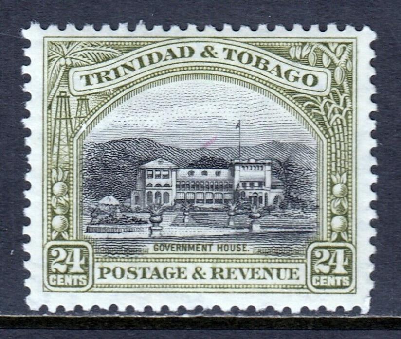 TRINIDAD & TOBAGO — SCOTT 40a (SG 236a) — 1937 24c PICT. P12½ — MH — SCV $18.00