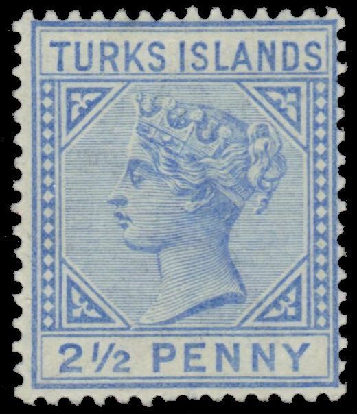 TURKS ISLANDS 52 (SG65) - Queen Victoria 