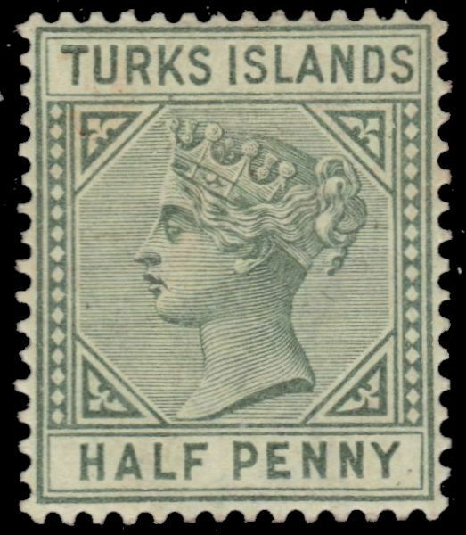 TURKS ISLANDS 51 (SG70) - Queen Victoria 