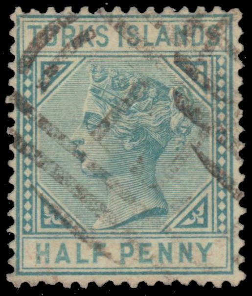 TURKS ISLANDS 48a (SG53) - Queen Victoria 